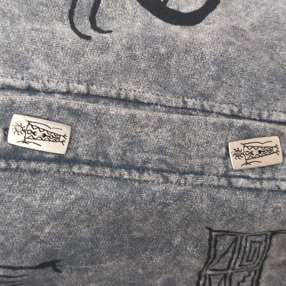 Unique Art Jacket Button Up Shacket Shirt - Picture 4 of 8